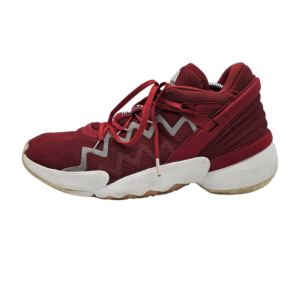 Adidas D.O.N. Issue #2 Shoes‎ Mens Size 11 Red White Basketball Sneakers Bounce